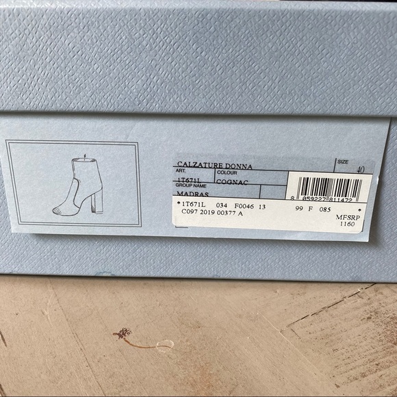 Prada Calzature Donna Leather Boots US40 - Picture 3 of 6